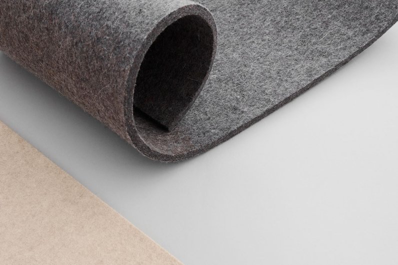 12 X 12 5mm Thick 100% Merino Wool Industrial Felt Sheet 