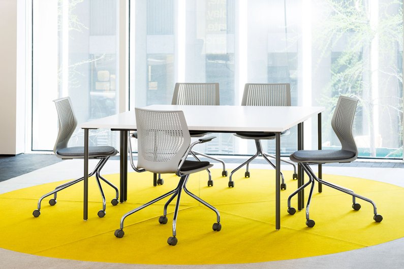 Custom Floor Covering Yellow